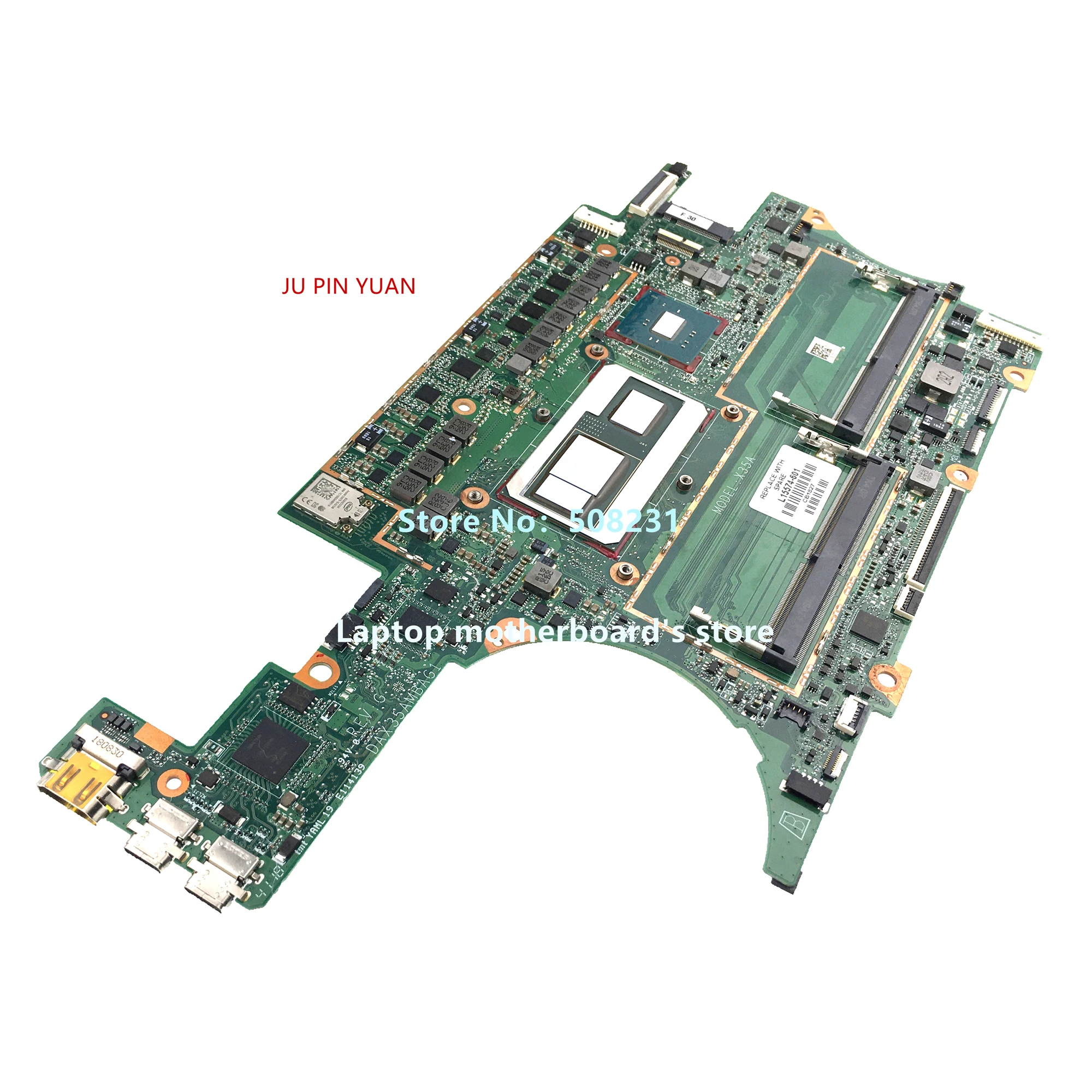 

For HP Spectre X360 15-CH 15T-CH Laptop Motherboard L15574-601 DAX35AMBAG1 L15574-001 With SR3RK I7-8705G DDR4 Fully Tested