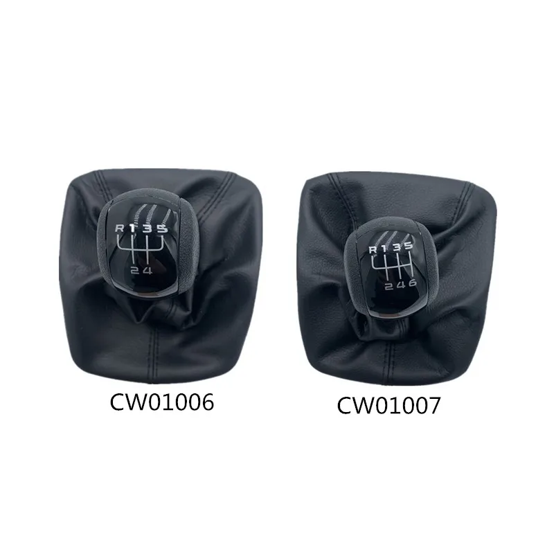 

Free Shipping For Skoda Octavia 2 A5 2004-2010 5 6 Speed Manual Gear Shift Knob Lever Pen Black Gaiter Boot Cover Case