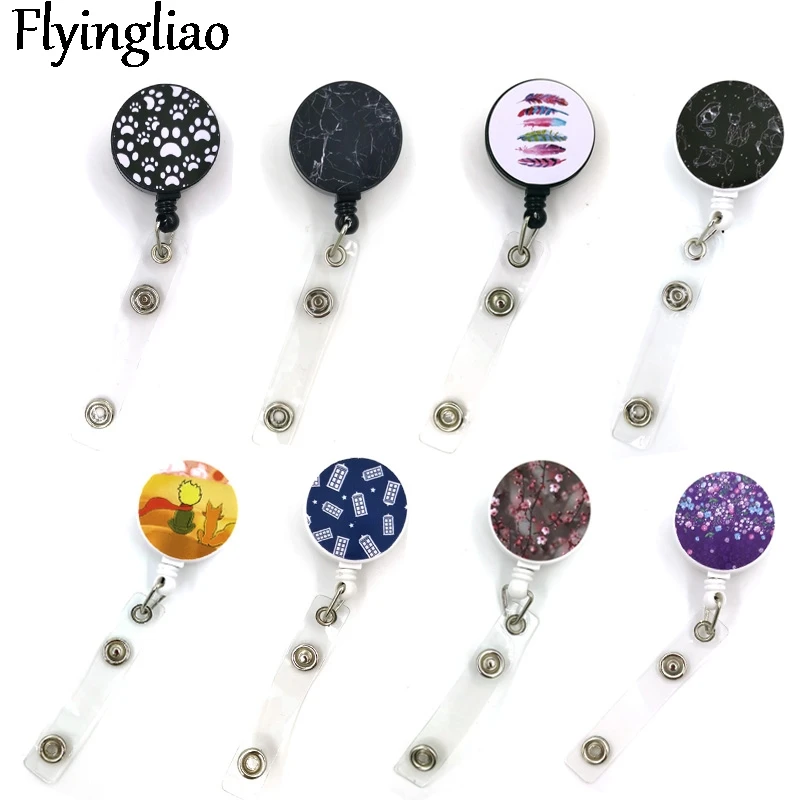 

Cute Credit Card Cover Lanyards Bags Retractable Badge Reel Student Nurse Exhibition Enfermera Name Clips Card ID Cards Holder