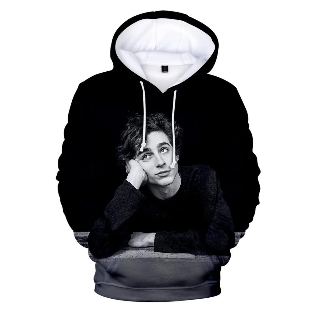 

Personality Hoodie Timothee Chalamet 3D Men/Women Hoodies Sweatshirt Trendy Clothes Autumn Winter Hip Hop Sweatshirt