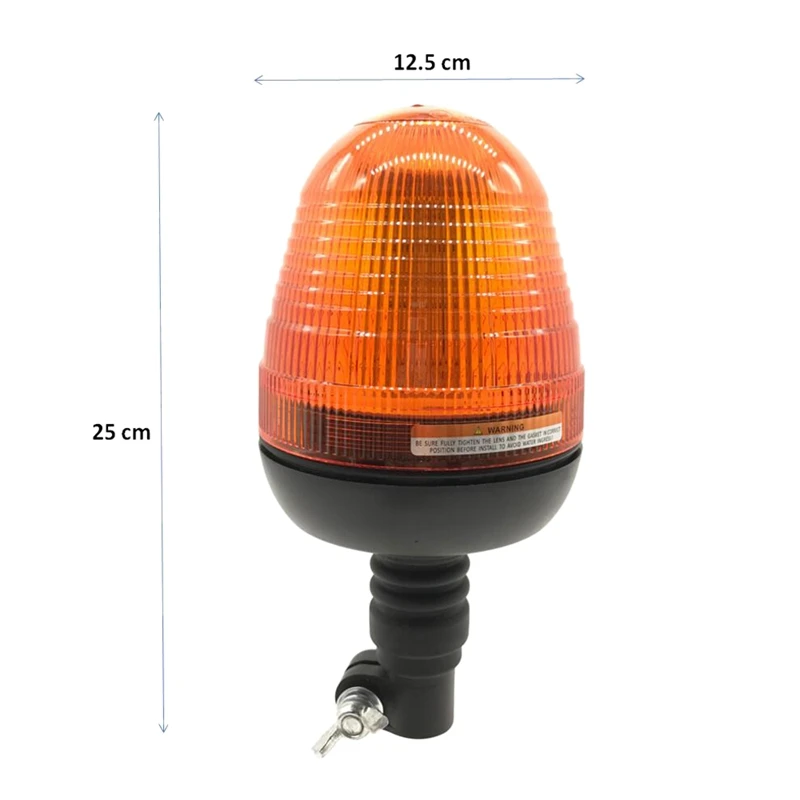 60LED автомобильный вращающийся мигающий Янтарный светильник Предупреждение ющий