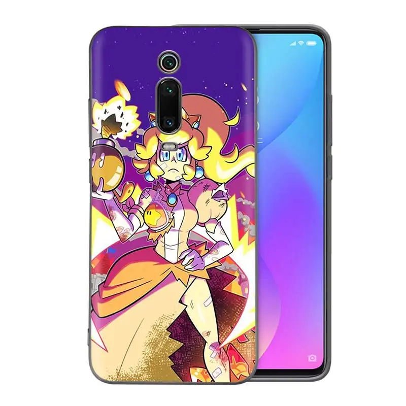 

Super Princess Peach Case for Xiaomi Redmi Note 9S 9 Prime 8T 8 K20 Pro 7 K30 Ultra 9i 7A 8A 9A 9C Silicone Phone Cover
