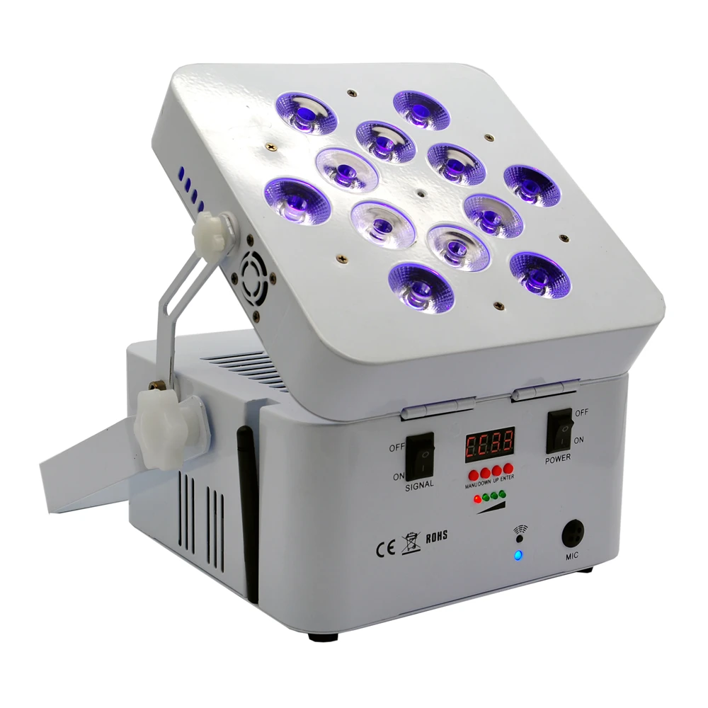 Guangzhou TIPTOP TP-G3038-6IN1 12x18 Вт RGBWA UV 6IN1 DJ светильник перезаряжаемый на батарейках