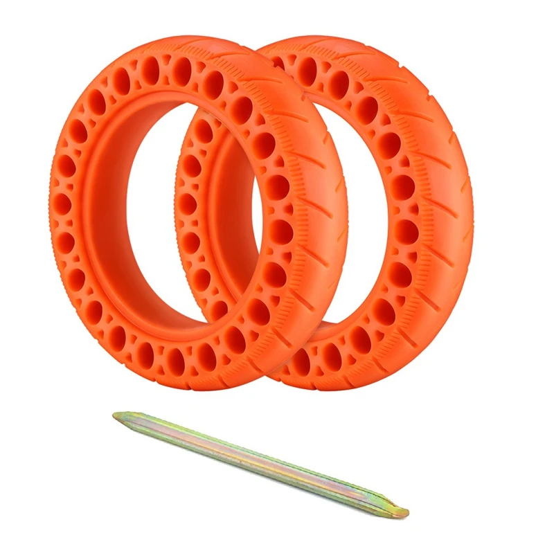 

2 шт. электрический скутер 9,5 дюймов сота резиновые трёрдые шины полые амортизатор шины для Xiaomi M365