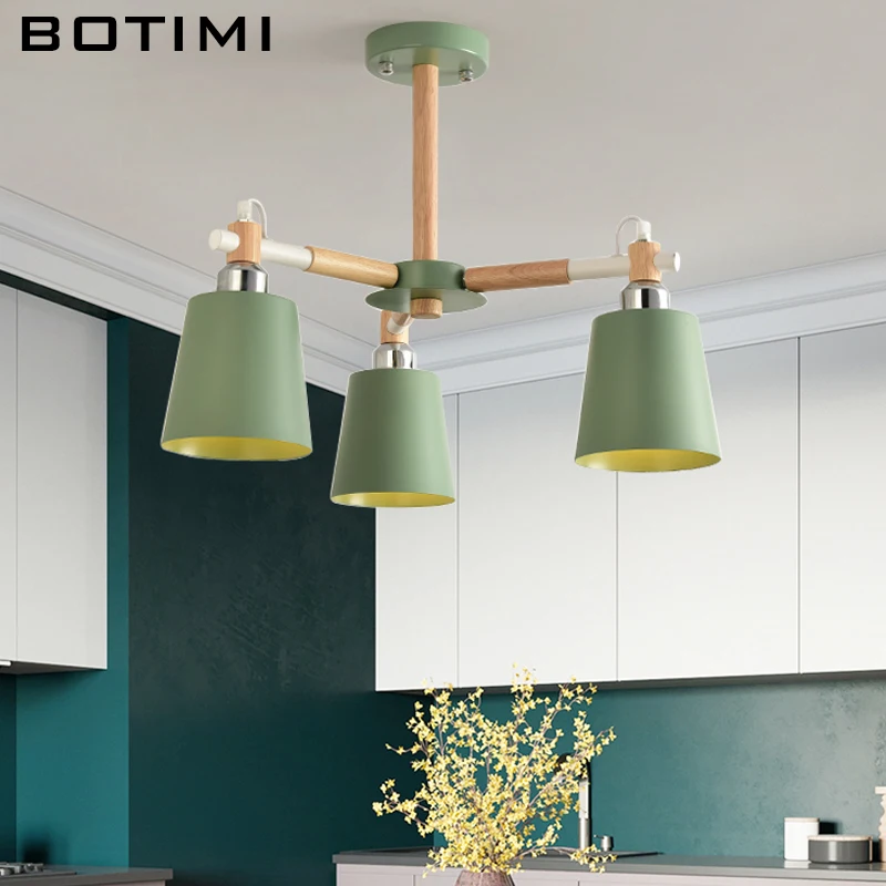 Современный светодиодный светильник BOTIMI для гостиной E27 потолочные светильники