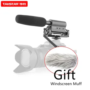 Takstar SGC-598 фотография интервью дробовик микрофон для Nikon Canon DSLR камера DV видеокамера для VloggersVideomaker