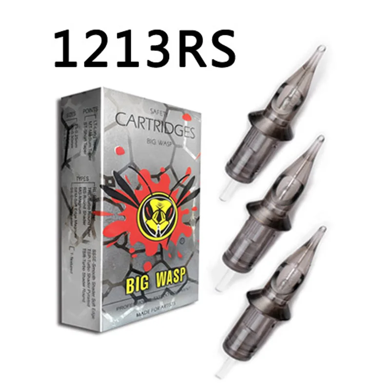 Картриджи для тату игл BIGWASP 1213RS #10 эволюция (0 35 мм) Круглый шейдер (13RS) картриджных