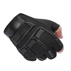 Спортивные тактические перчатки на полпальца для фитнеса, тренировочные гантели, Нескользящие летние тонкие износостойкие дышащие