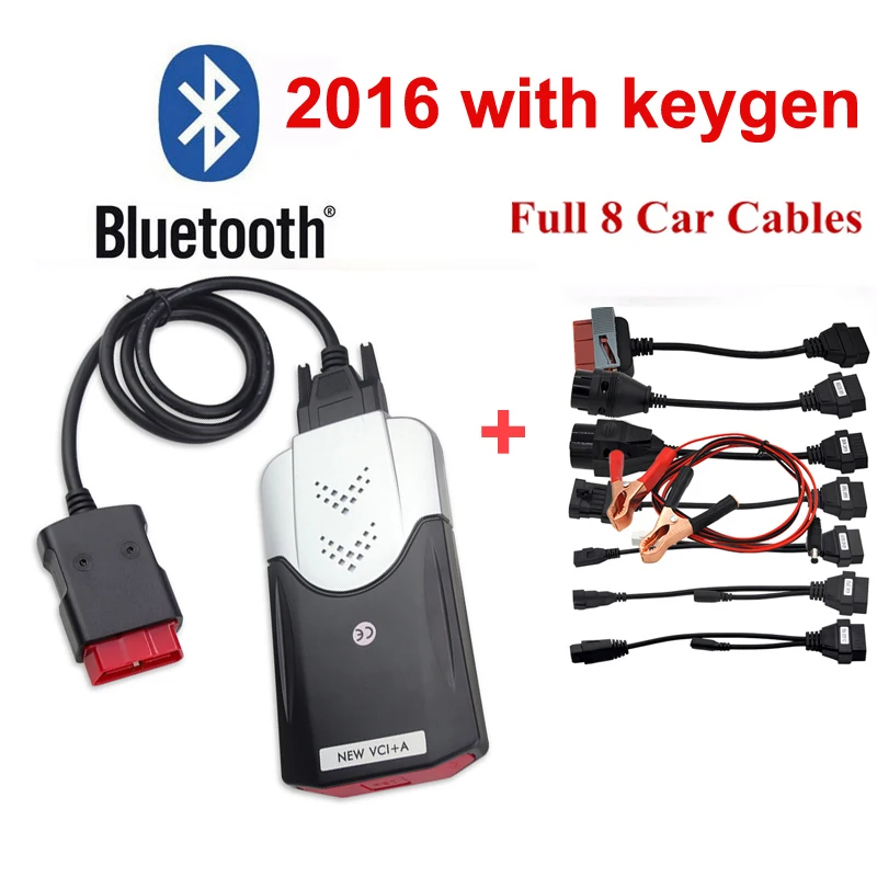 2019 obd2 сканер для delphis ds150e 2016R0 keygen bluetooth диагностический инструмент + 8
