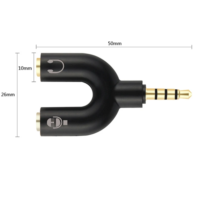 2 в 1 сплиттер 3 5 мм аудио наушники для компьютера ноутбука телефона Aux к гнезду