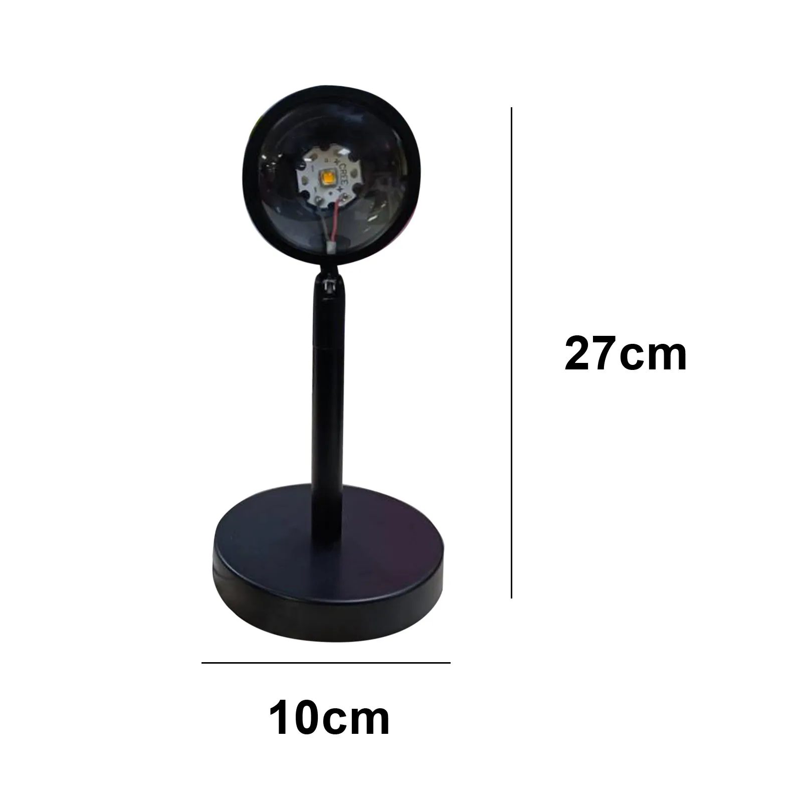 

40# Usb Rainbow Sunset Red Projector Led Night Light Sun Projection Desk Lamp For Bedroom Coffee Store Wall Decoration Lighting