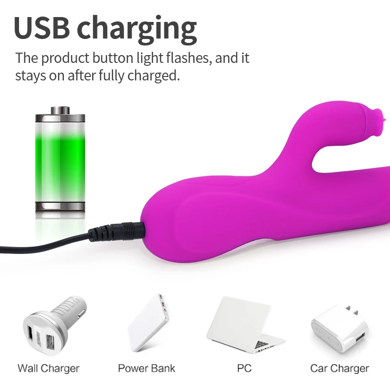 Вибратор для женщин массажер точки G и влагалища мастурбации орального секса