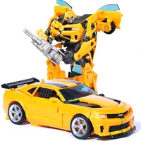 transformation toy deformation robot yellow action figures h602 bee car truck helicopter toys for child birthday gifts no box