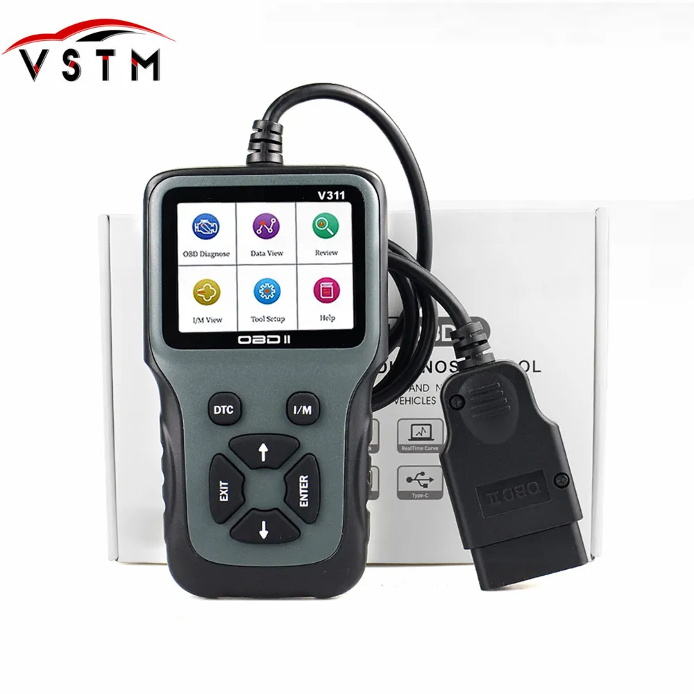 V311 0BD II/EOBD автомобильный сканер Автоматическая коррекция пробега одометр