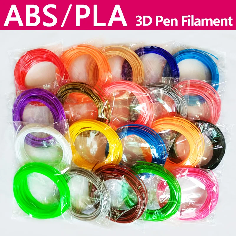 Fio do Arco de Plástico Nenhuma Poluição Milímetros 20 Cores Caneta Filamento 3d Filament Plástico Pla 1.75