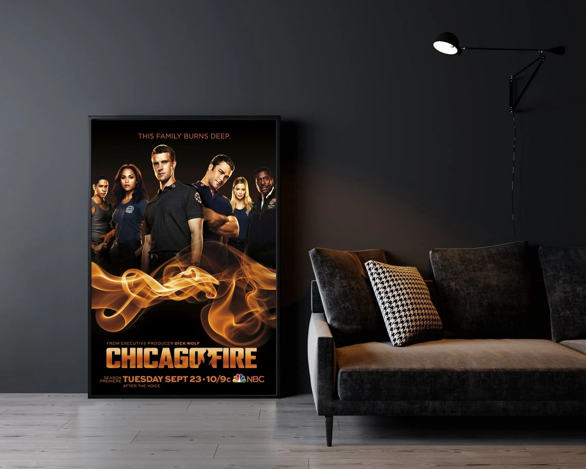 

Chicago Fire Movie Poster Home Wall Painting Decoration (No Frame)