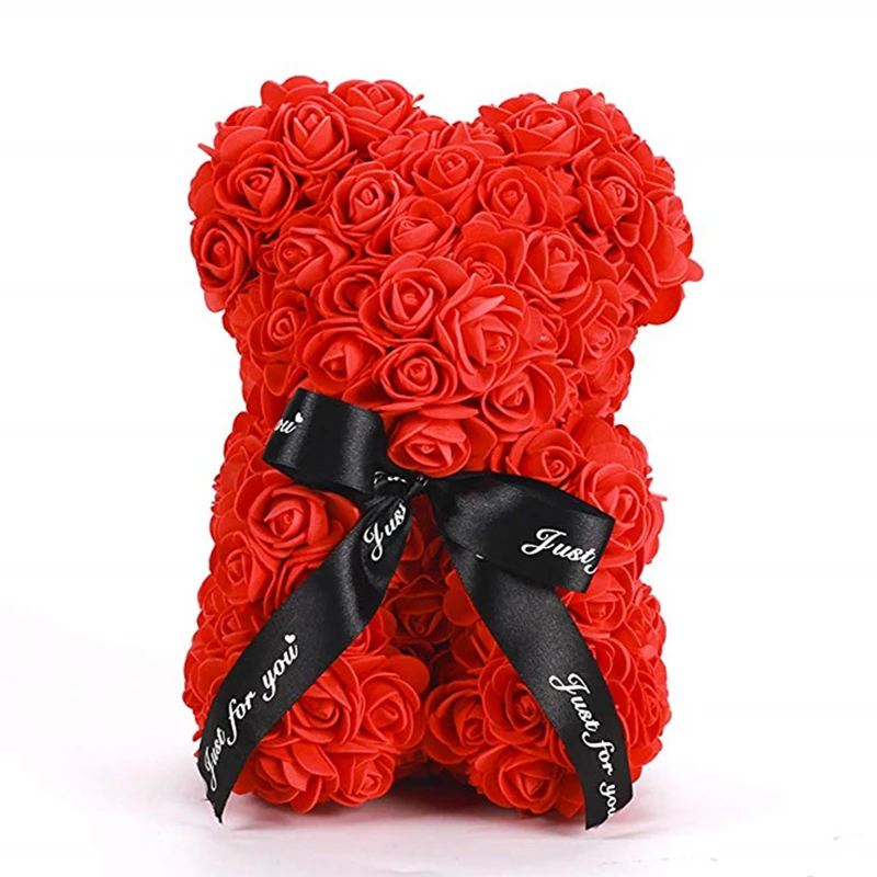 Розовый медвежонок романтичный подарок на день Святого Валентина 25 см/40 см