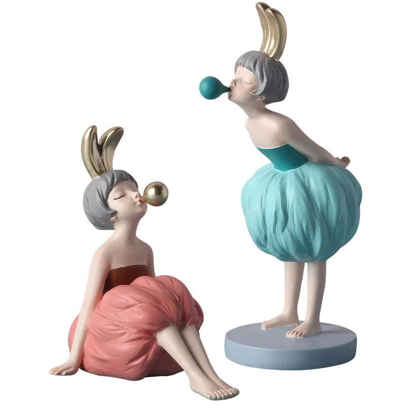 

Nordic creative bubble girl decorations, home room desktop decorations, cute girly girlfriends wedding gifts