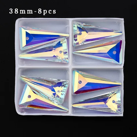 Хрустальные граненые бусины QIAO, кристалл AB