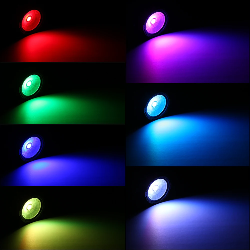 10 Вт RGB UV COB LED Par свет беспроводной пульт дистанционного управления светодиодный