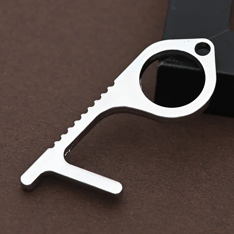 Гигиенический ручной Антибактериальный металлический Открыватель для двери EDC