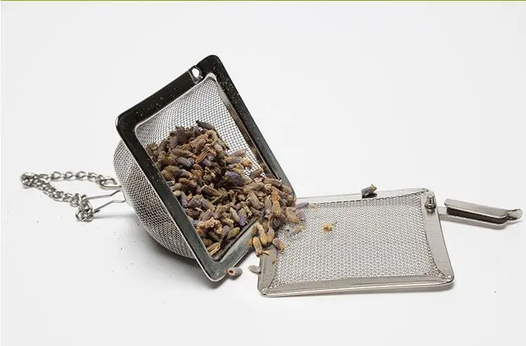 Infusor de t&eacute; de pir&aacute;mide de acero inoxidable, colador de t&eacute;, tetera suelta, filtro de hojas, accesorios de herramientas, 200 unids/set por juego-4
