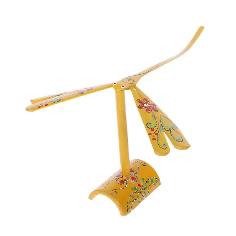 Новинка бамбуковая Стрекоза баланс птицы орла стол для показа куклы игрушка