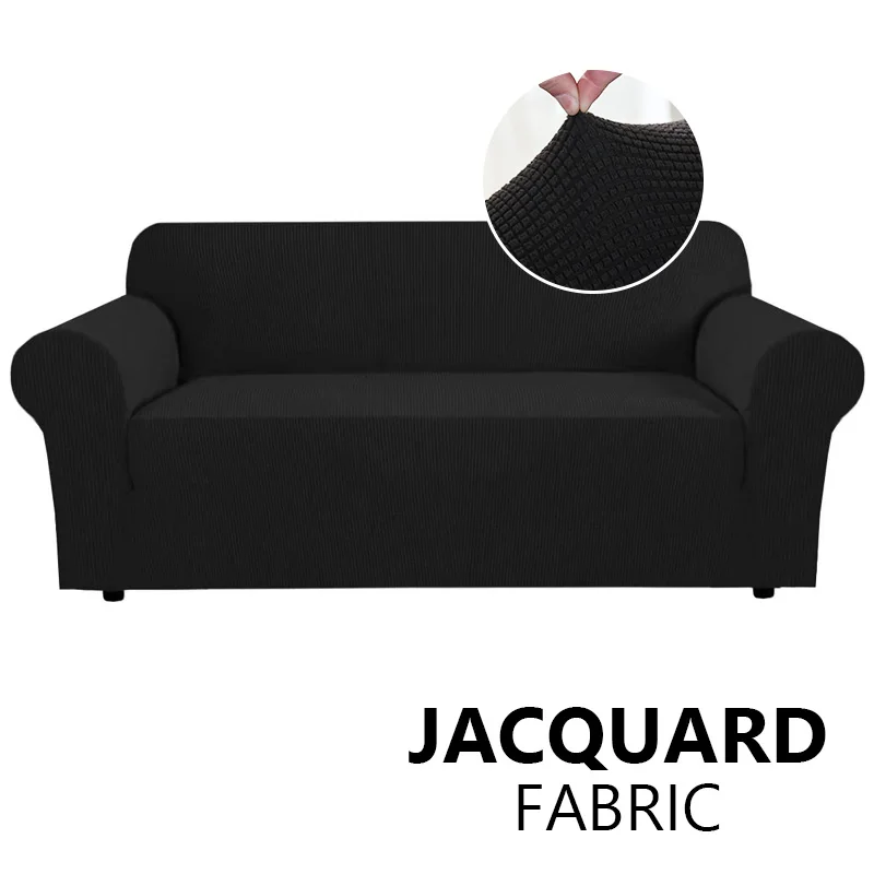 

Jacquard Stretch Sofa Cover for Living Room Elastic Sofa Slipcover Sectional Couch Cover Furniture Protector 1/2/3/4 Seater