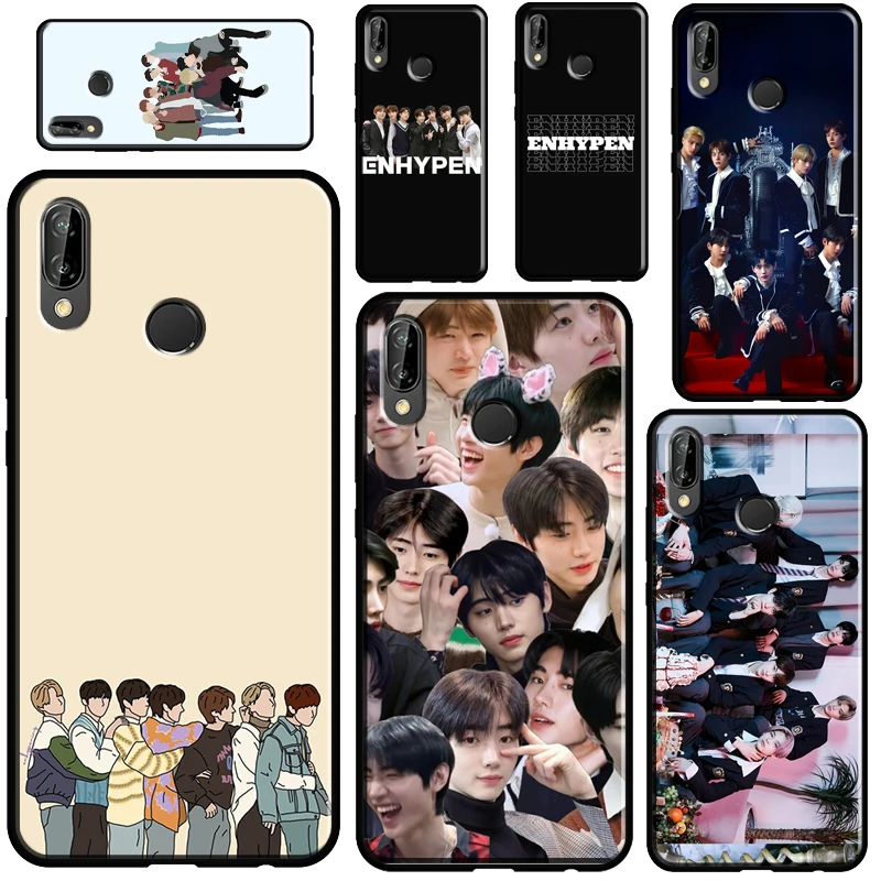 

Чехол ENHYPEN Kpop для Huawei P30 P40 P10 P20 Pro P Smart 2021 Nova 5T, чехол для Honor 50 Lite 8X 9X 10i