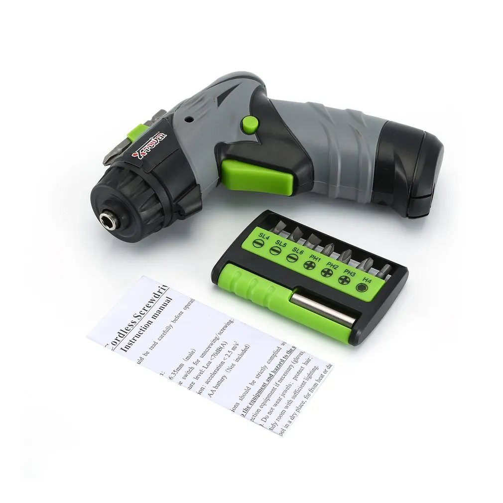 X-power Dry Battery Electric Cordless Screwdriver Set Mini Screw Driver Drill Hardware Tool Household DIY Tools | Инструменты
