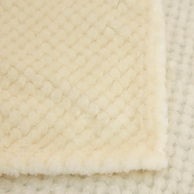 Зимнее мягкое теплое флисовое одеяло для кровати с большой сеткой фланелевые