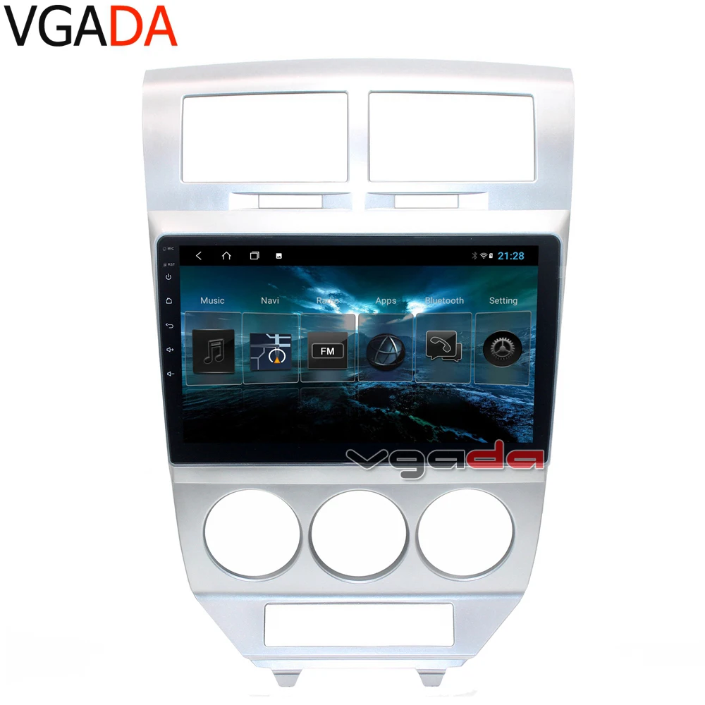 Автомагнитола 4 Гб ОЗУ + 64 ПЗУ Android GPS для Dodge Caliber 2007 2009 Автомобильный gps навигатор