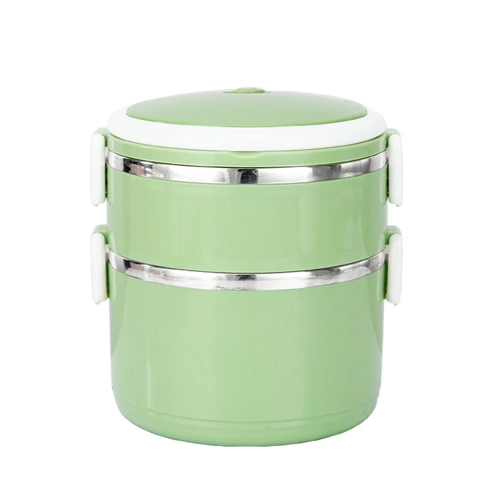 

MINI Rice Cooker Thermal Heating Electric Lunch Box 2 Layers Portable Food Steamer Cooking Container Meal Lunchbox Warmer