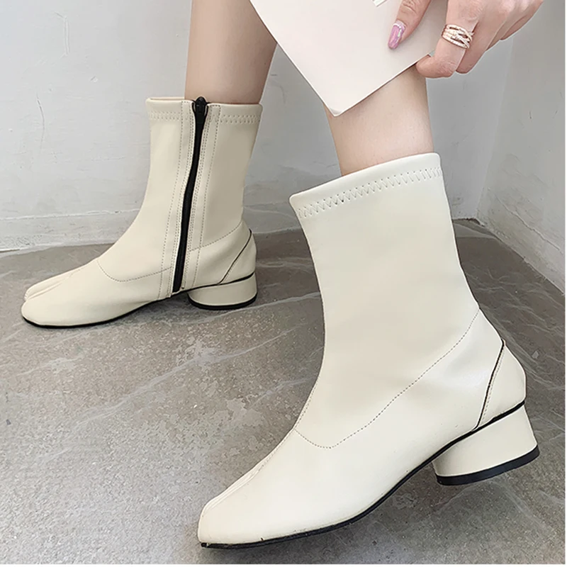 Японское ретро таби ботинки в стиле ниндзя женские трендовые Универсальные