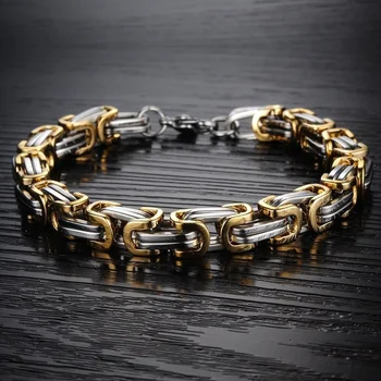 Byzantine Fashion Men's Stainless Steel Bracelet 2