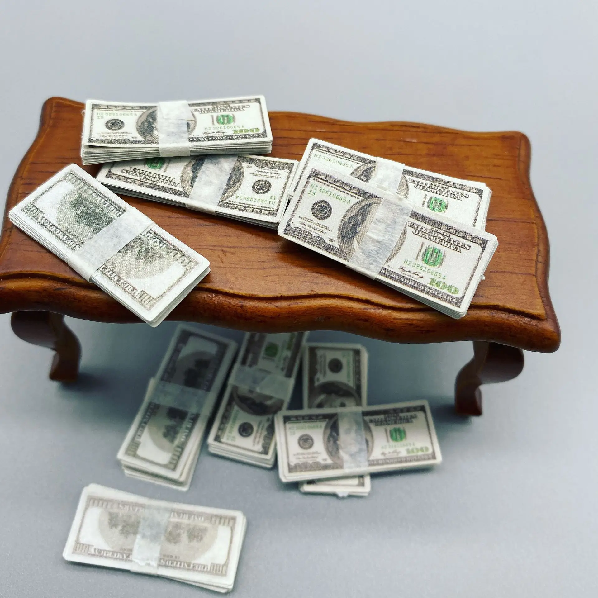 90 шт./компл. креативные миниатюрные банкноты за 100 долларов детские игрушки