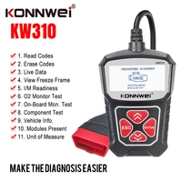 kw310 obd2 scanner auto obd ii car scanner diagnostic test tool automotive scanner car obd2 code reader support russian language