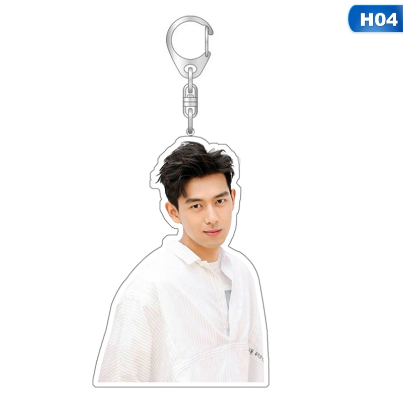 Go кальмар li xian акриловый idol брелок переносной держатель для ключей модный брелок с подвеской для сумки Шарм - Цвет: H04
