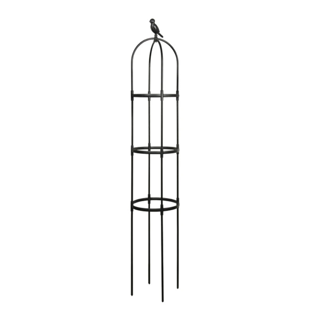 

Rack Climbing Flower Vine Support Frame Garden Plant Tomates Cherry Steel 1 Set Planter Trellis Flowerpot Holder Wrought Iron