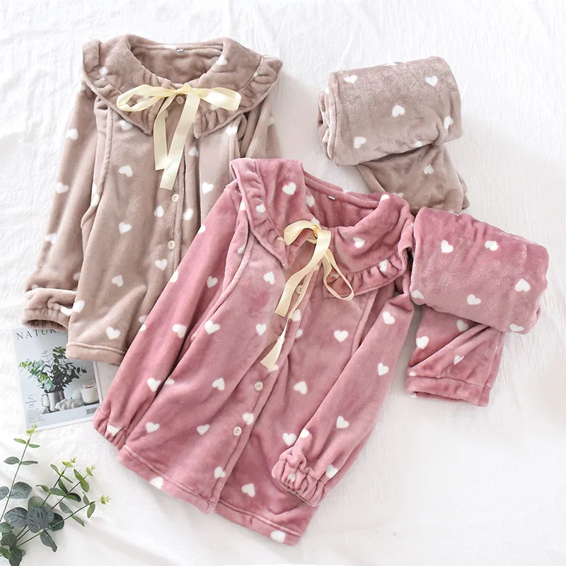 Пижама женская фланелевая для беременных и кормящих мам на осень/зиму|Сон отдых| |