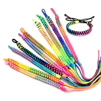 royalbeier 10pcslot handmade bohemian brazil colorful rainbow woven braided rope bracelet set for women girls jewelry sz0592