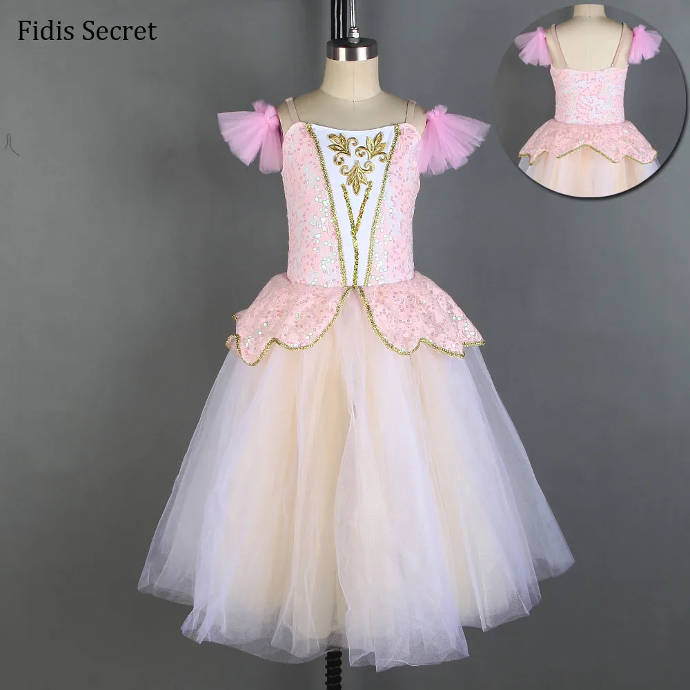 Романтичная кружевная пачка с розовыми блестками профессиональная балетная