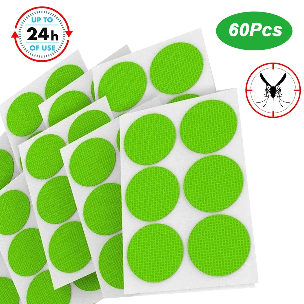 Круглый анти наклейки от комаров Натуральный репеллент насекомых ДЭТА