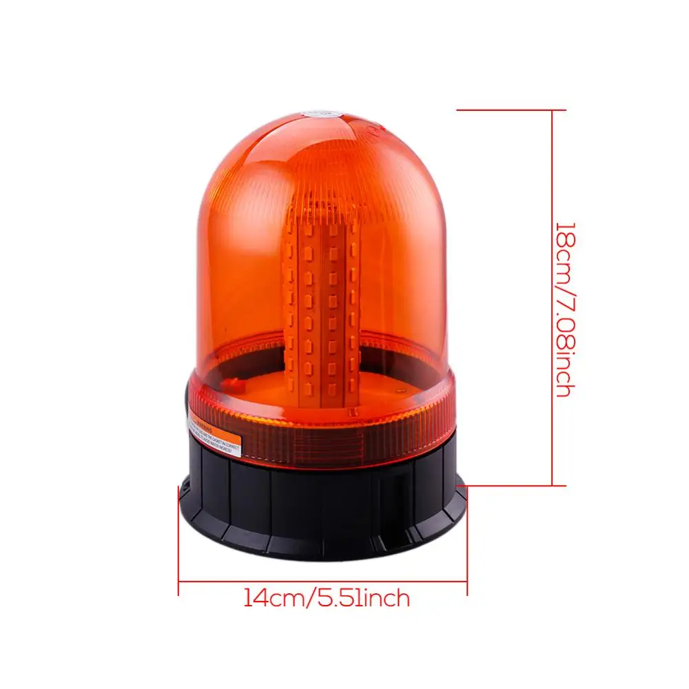 Car 80 LED Warning Alarm Flash Strobe Beacon Emergency Light Amber For Truck School bus Engineering Vehicle | Автомобили и