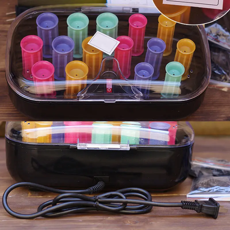 

15 Pcs/Set Arrow Electronic Roll Hair Tube Heated Roller Sticks Tools MH88