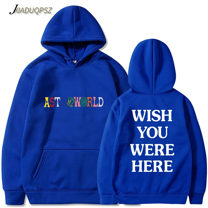 Новинка толстовка с капюшоном и надписью TRAVIS SCOTT ASTROWORLD WISH YOU WERE HERE уличная одежда