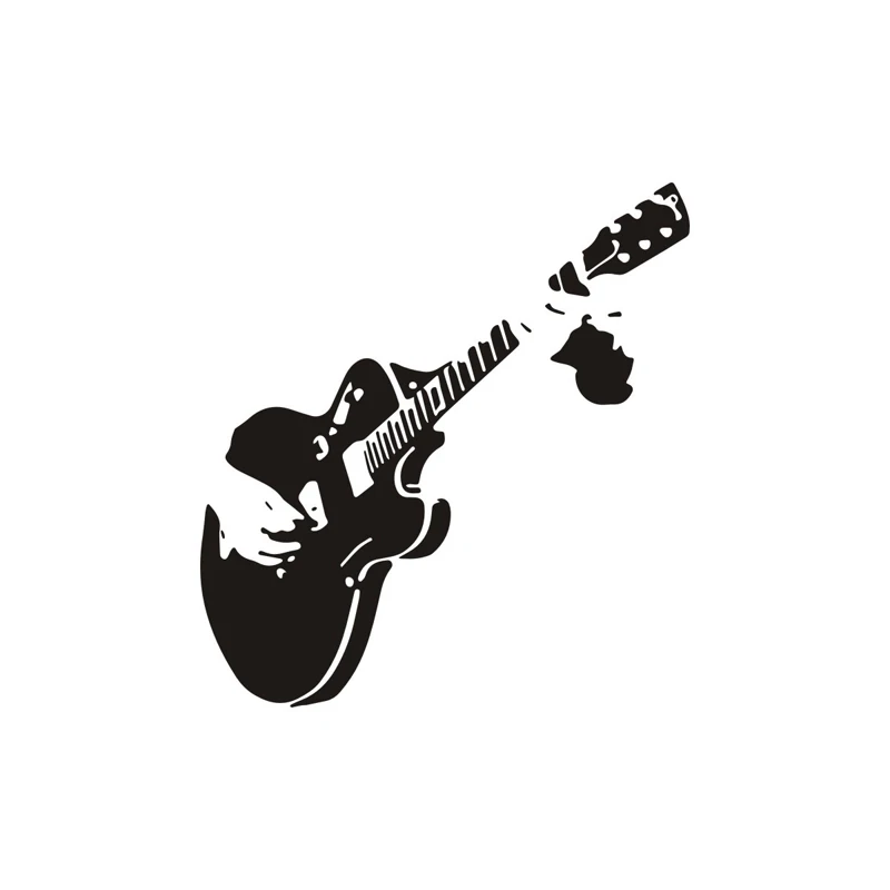 Наклейки на стену с музыкальной гитарой для гостиной комнаты ресторана