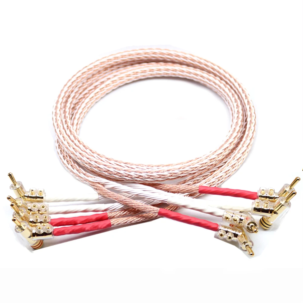 XSSH аудио Hi end DIY HIFI позолоченный пистолет изогнутый Банановый штекер для лопаты 12TC