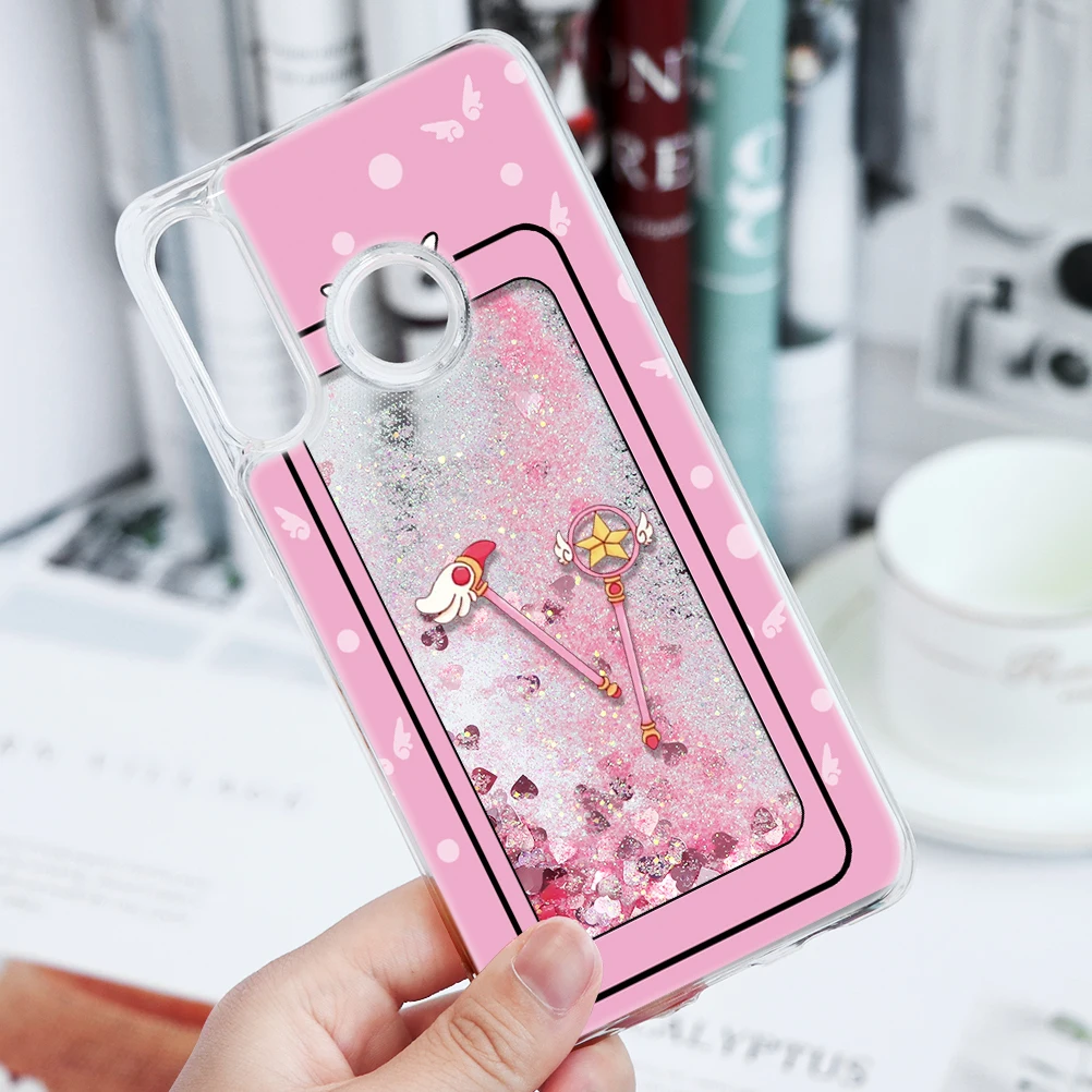 ktzhongk Жидкий сыпучий песок с блестками чехол для huawei P20 P30 P8 P9 10 Lite mate 20 Pro 10 P Smart On Honor 7A Pro 8X10 9 lite чехлы - Цвет: ktzhongk