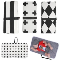 2 in 1 portable baby changing mat infant multifunction diaper changing pad newborn waterproof changing pad cover storage bag